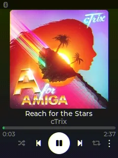 Now Playing screen